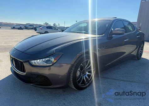 2017 Maserati Ghibli z USA, uszkodzony, nr VIN ZAM57XSA9H1206127
